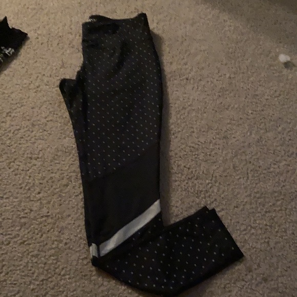 Women’s Ideology black polka dot Athletic Leggings - Picture 2 of 7